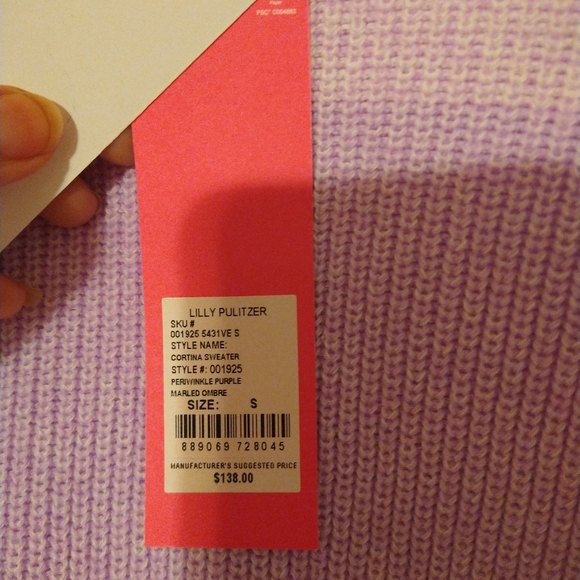 Lilly Pulitzer Cortina periwinkle ombre purple - Picture 2 of 13